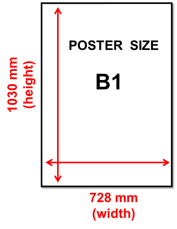 poster size B1